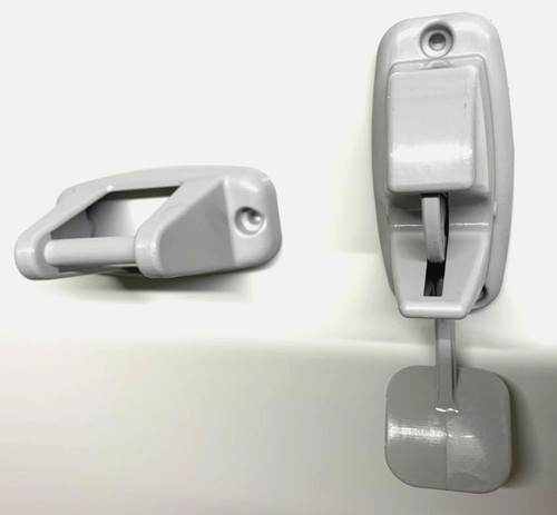 Fermaporta grigio plastica - grigio,