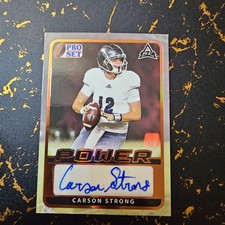 2021 Leaf Pro Set Power - Football - Carson Strong - AUTO
