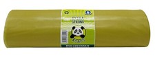 Sacchi pattumiera 90x120 Panda 25 ROTOLI GIALLO CIRCA 16 KG