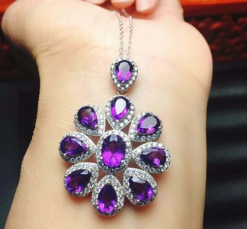 Ciondolo fiore diamante