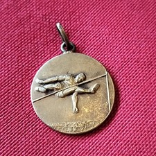 GUF TORINO MEDAGLIA ARGENTO DORATO SALTO IN ALTO (MM.25) #MD744