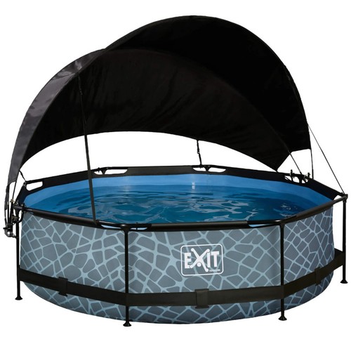 Piscina rotonda con - sistema, di