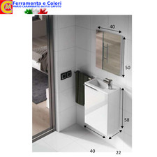 Mobile Bagno Sospeso 40 cm 1
