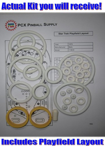Kit anelli gomma flipper - anelli,