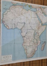 MAPPA ITALIA VINTAGE EDIZIONE AFRICA 1941