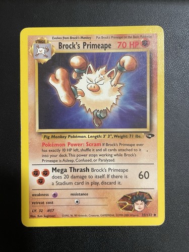 Pokemon brock primeape - brock's,