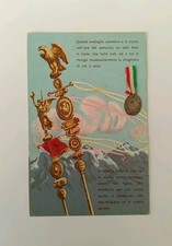 Antica cartolina militare Prima Guerra Mondiale con Medaglietta Madonna nn viag.