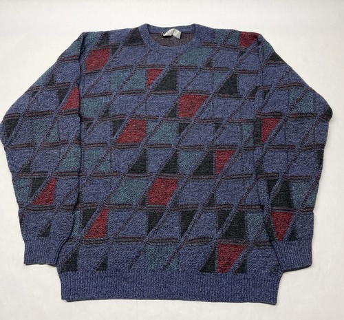 Maglione maglia triangoli