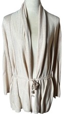 ZARA KNIT Beige Open Cardigan