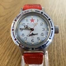 Orologio Vintage Vostok Komandinskye Anni 70 Carica Manuale 40mm Uomo Russia