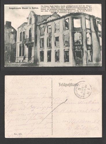 Germania field post - germania, belgio