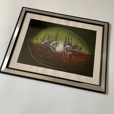 Roberto Fraschetti Roffi dipinto illuminista a rilievo