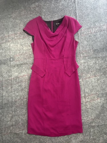 Abito tubino magenta per una - tubino,