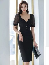 Vestito tubino elegante nero - tubino,