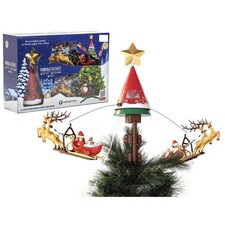 Puntale natalizio rotante con