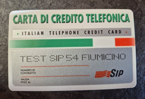 Scheda telefonica rara carta - scheda,