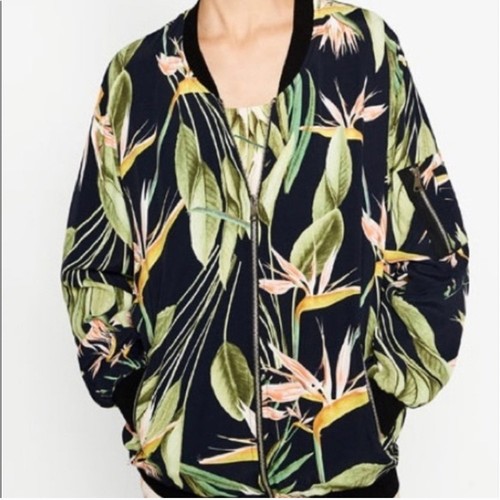Giacca bomber zara basic - giacca,