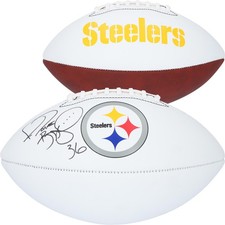 Jerome Bettis Pittsburgh Steeler autografato Franklin bianco pannello calcio