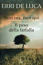 Non ora, non qui  il peso della farfalla  Erri De Luca  Mondolibri  2009...