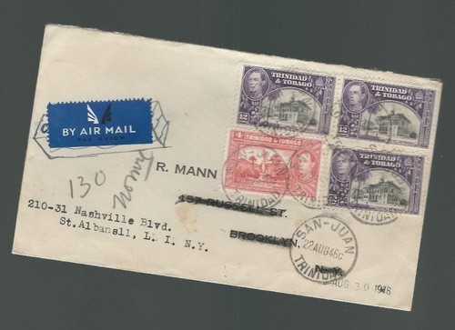 1237 trinidad tobago 1946 - &,