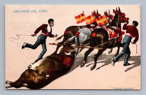 Cartolina antica corrida