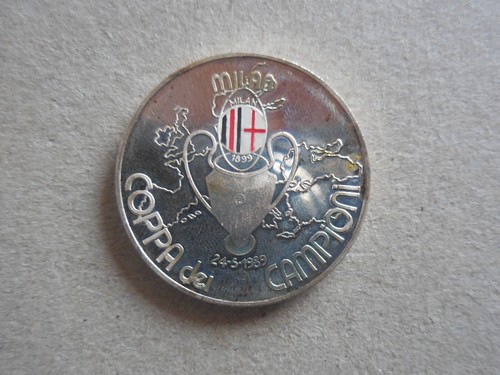 Medaglia calcio football milan - calcio,