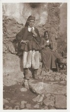 A936) COSTUMI DI SARDEGNA, LACONI (ORISTANO) COPPIA CON COSTUME LOCALE AL SOLE