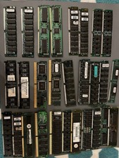 Lotto di vecchi moduli RAM – EDO, FPM, SDRAM – vintage, non testati Lot002