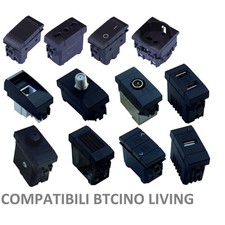SERIE LIVING INTERNATIONAL COMPATIBILE APPARECCHI DI COMANDO MODULI PRESE INTERR