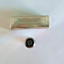 Spioncino occhio magico grandangolare cromato diam.12 mm per porte mis.mm 60-75