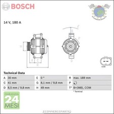 Alternatore Bosch per BMW Z4
