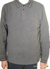 ARMANI POLO GRIGIA MODA UOMO COTONE 100% FASHION MAGLIA XXL GRIGIO