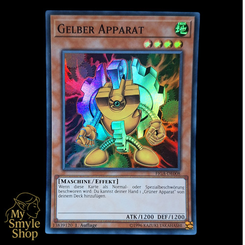 Yugioh apparecchio giallo - yugioh,