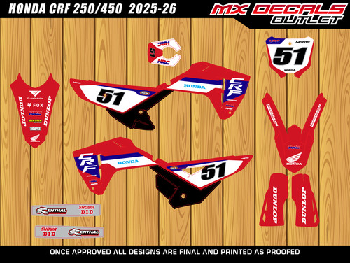 Kit grafica look honda - kit,