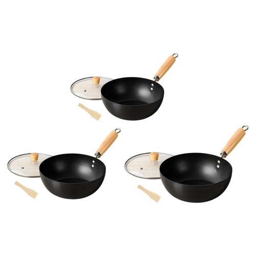 Padella wok ferro - di, friggere