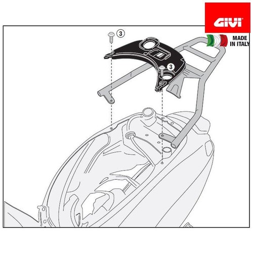 Givi sr5608 portapacchi post - portapacchi,