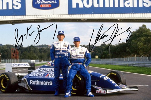Autografo firmato damon hill - hill, &