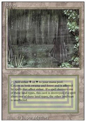 Mtg bayou inglese gioco - inglese,