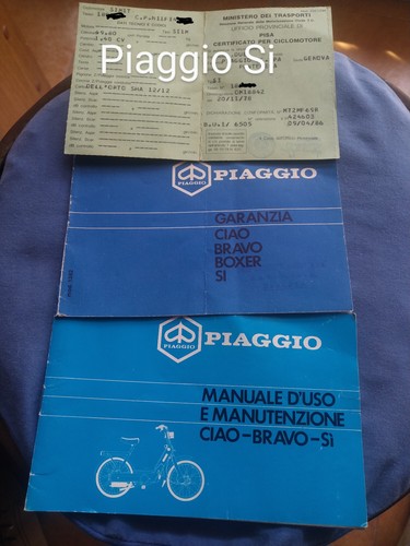 Libretto circolazione piaggio - libretto,