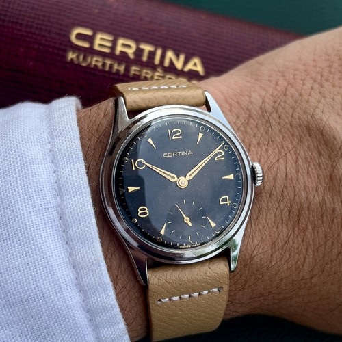 Certina military 81105 vintage - military,