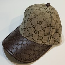 Cappello Gucci GG beige