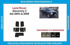 pellicole oscuranti vetri land rover discovery 3 dal 2004-2009 kit posteriore