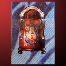 Fotografia Depliant Flyer Juke Box Wurlitzer Oldtime 1946