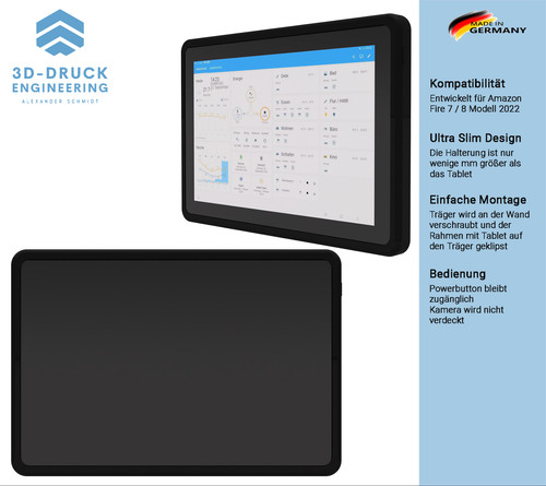 Supporto parete amazon fire - supporto, da