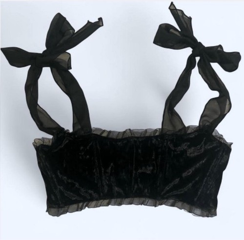 Top corsetto widow - corsetto, nero
