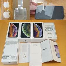 Scatola vuota iPhone Xs opzione sigillo di fabbrica pellicola logo adesivo accessori 