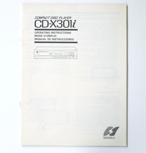 Lettore originale sansui - cd,
