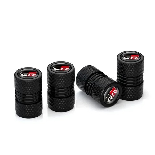 Tappo proiettile nero auto - 4x,