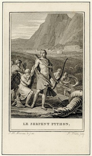 Apollo pitone colpo - , mitologia