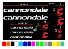 Kit adesivi in vinile wall sticker per telaio bici strada mtb CANNONDALE